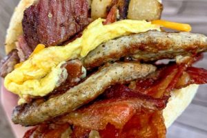 Josh Elkin’s Massive Breakfast Sandwich – #foodiefriday