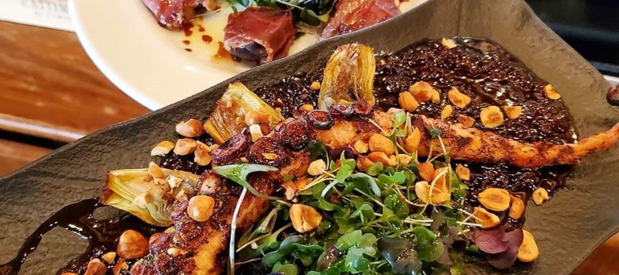 Prosciutto Wrapped Figs and Octopus from Molinari’s – #foodiefriday