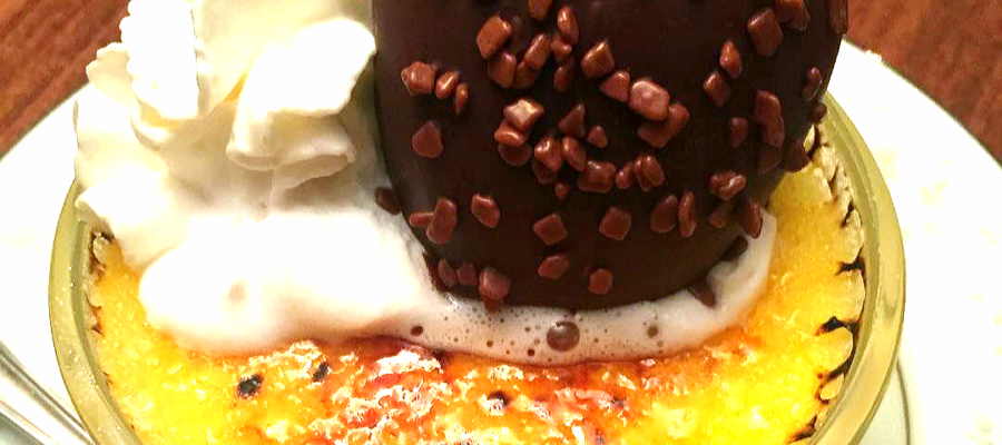 #foodiefriday – Crème Brulee and a Chocolate Covered Strawberry